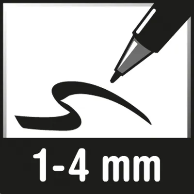 Image de Schneider Marqueur indélébile Maxx 133 113302 1+4mm pointe biseautée rouge