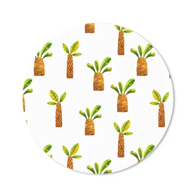 Produktbild von MuchoWow® Mauspad Mousepad Dschungel - Design - Palme 30x30 cm - Mousepads - Maus Mat - Pad - Mausunterlage - Tischunterlage - Schreibtischmatten