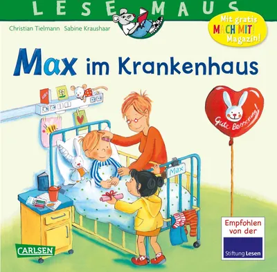 Produktbild von LESEMAUS 64: Max im Krankenhaus