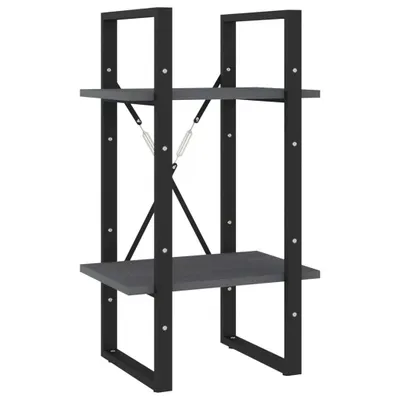 Zdjęcie produktu dla VidaXL 806414, Szary, Metal, Drewno, Drewno sosnowe, 400 mm, 300 mm