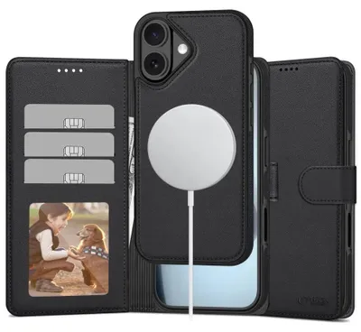 Immagine prodotto di Custodia Tech-Protect Wallet Magsafe per Iphone 17 - Nero opaco