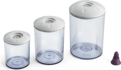 Produktbild von MAGICVAC Vakuumbehälter, 3er Set, 0,75/1,5/3 L, mit Deckel