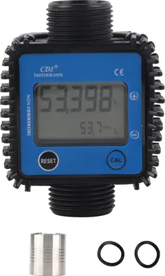 Zdjęcie produktu dla Przepływomierz -wskaźnik Elektroniczny cyfrowy wyświetlacz LCD -profesjonalny dla oleju napędowego -benzyny -metanolu