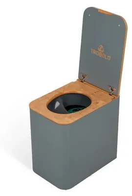 Produktbild von TROBOLO SilvaBlœm Trenntoilette Campingtoilette Grau