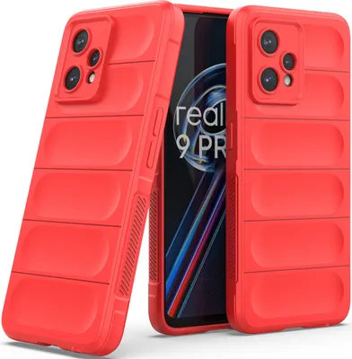 Obrázek produktu pro OPPO Realme 9 Pro+ Pouzdro, Měkké TPU Silikonové Nárazuvzdorné Ochranné Pouzdro pro OPPO Realme 9 Pro+ červené