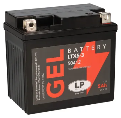 Produktbild von Batterie 12V 5Ah für Motorrad Startbatterie MG LTX5-3