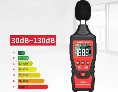Obrázek produktu pro Habotest decibelmetr (zvukoměr) 30-130 dB