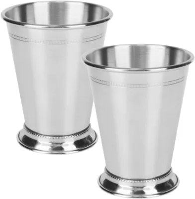 Produktbild von Solidchoice – Set mit 2 Cocktailgläsern aus Edelstahl, 400 ml