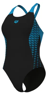 Produktbild von Arena WOMEN"S ARENA OPENINGS SWIMSUIT BADEANZUG BLACK-TURQUOISE 36