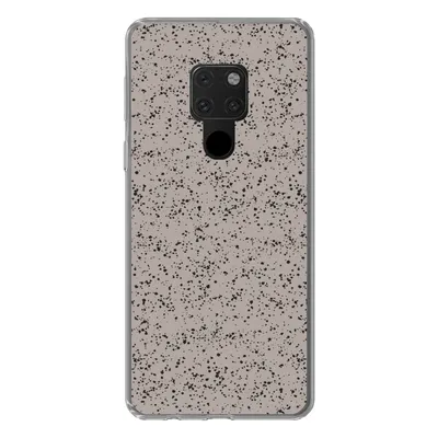 Produktbild von MuchoWow® Handyhülle Schutzhülle Hülle für Huawei P40 Lite Polka dots - Schwarz - Grau Silikon Softcase Handy Hülle - Handy
