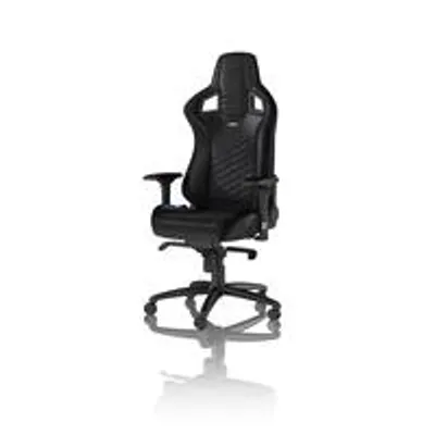 Produktbild von noblechairs EPIC, PC-Gamingstuhl, 120 kg, Gepolsterter Sitz, Gepolsterte Rückenlehne, Aluminium, Schwarz