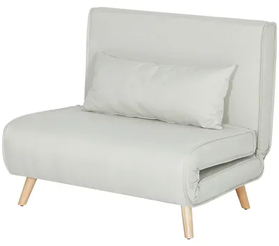 Produktbild von HOMCOM Einzelsofa Sofabett klapp verstellbar Rückenlehne nordisch skandinavisch