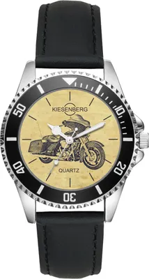 Produktbild von KIESENBERG Herrenuhr Armbanduhr Street Glide Motorrad Geschenk Fan Artikel Zubehör Fanartikel Analog Quartz Uhr L-20410