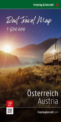 Produktbild von freytag & berndt Rail Travel Map Österreich 1:500.000