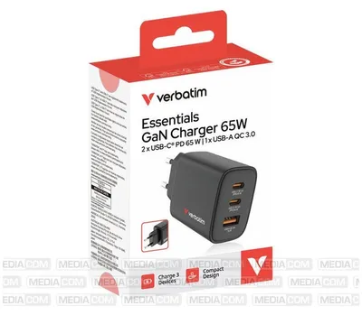 Obrázek produktu pro Verbatim 32352, Vnitřní, AC, 20 V, Černá