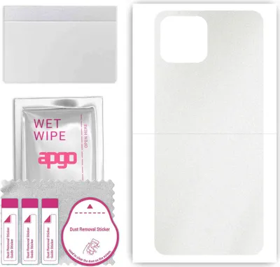 Produktbild von apgo Rückseite Schutzfolie, Skin, kompatibel mit Honor Play 5, Hinten Displayschutzfolie aus Vinylfolie, kratzfest, einfache Montage - Matt Transparent