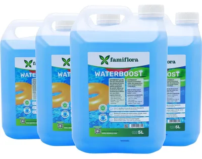 Produktbild von Famiflora Clearswim 4x5L - Entfernt trübes Wasser vollständig, so dass Sie sofort kristallklares Wasser genießen können