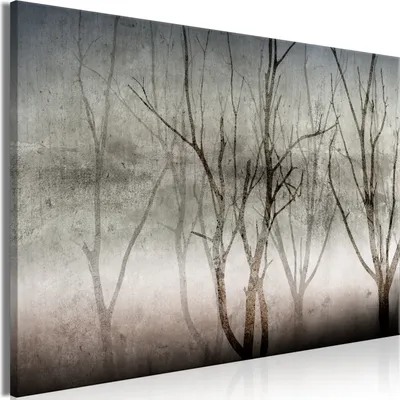 Produktbild von Italienischer Leinwand Leinwandbild - Smell of Fog (1 Part) Wide 90x60 cm Landschaften b-A-0810-b-a