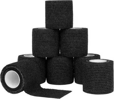 Image de Bande adhésive de sport - 8 rouleaux de bande de football et de bandage pour les sportifs et les animaux de compagnie