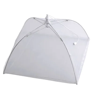 Obrázok produktu pre Praktický skladací poťah Metaltex fly bonnet biely 35 x 35 cm