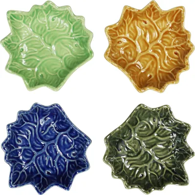 Produktbild von Schale - Keramik - Blatt 03 - blassgrün