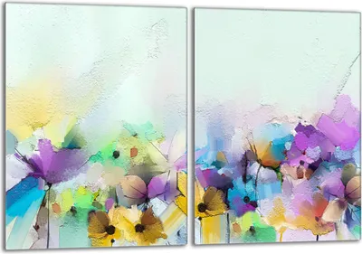 Produktbild von Glasherdplattenschutz 2x40x52 Blumen