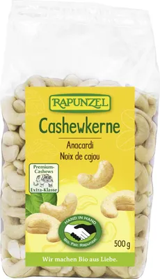 Produktbild von Rapunzel Cashewkerne ganz,(6x500g