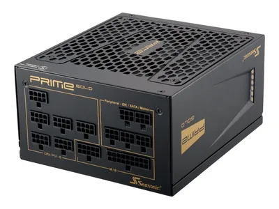 Produktbild von Seasonic Prime Ultra Gold, 650 W, 100 - 240 V, 50 - 60 Hz, 4 - 8.4 A, 100 W, 648 W