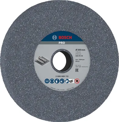 Produktbild von PRO Metal Schleifscheibe, 200 x 25 x 32 mm, G60