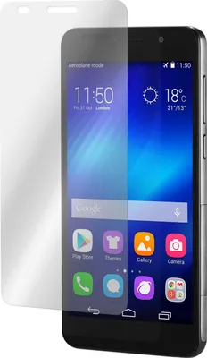 Produktbild von 3er-Pack PhoneNatic Glas-Folie klar  kompatibel mit Huawei Honor 6 - Panzerglas für Honor 6