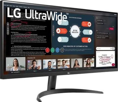 Produktbild von LG 34WP500-B Computerbildschirm 86,4 cm (34 Zoll) 2560 x 1080 Pixel UltraWide Full HD LED Schwarz