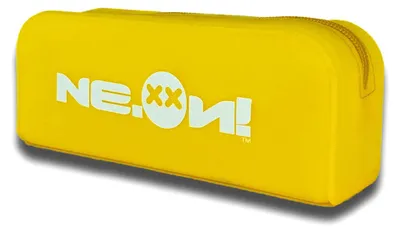 Produktbild von Neon 0008F, Weiches Federmäppchen, Silikon, Gelb, Einfarbig, Reißverschluss, 190 mm
