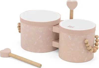 Produktbild von Label Label Rosa Holz Bongo-Trommeln LLWT-04335