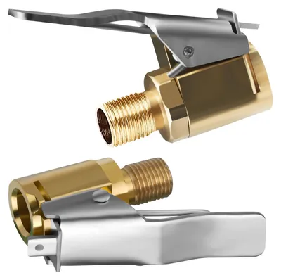 Zdjęcie produktu dla Zawór samochodowy, manometr, adapter do pompowania opon, 2 sztuki, mosiężny, 8 mm