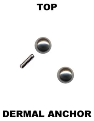 Produktbild von Dermal Anchor Aufsatz Kugel: Microdermal Hautanker Piercing