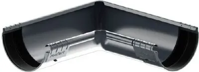 Produktbild von Rinnenwinkel Innenecke Inkl. 2 Verbinder Farbe: Anthrazit Größe 7 tlg