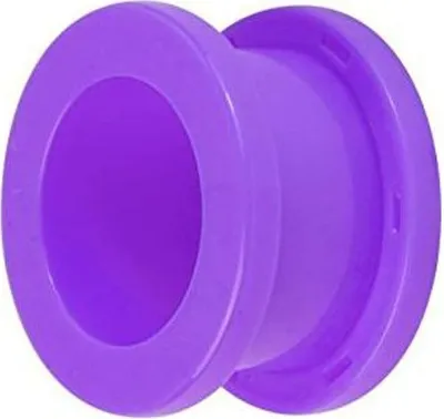 Produktbild von Ohr Flesh Tunnel Piercing Acryl Screw on Purple UV Neon.VFTPU.14mm