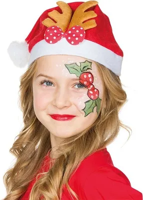 Produktbild von Weihnachtsmütze Hut Mütze Christmas Karneval Kinder Kostüm Zubehör