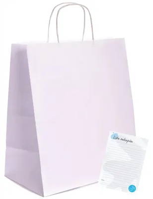 Produktbild von Torby Pro Weiße Papierbeutel 30x17x34cm 150 Stück