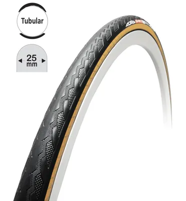 Zdjęcie produktu dla Tufo opona dętkowa Elite Ride 25 28x1,00 cala czarna beżowa składana