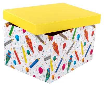 Productafbeelding van Idena 31922 - Geschenkdoos met deksel, afmetingen 31 x 24 x 18 cm, cadeauverpakking