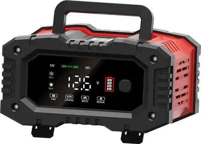 Obrázok produktu pre Automatická nabíjačka batérií, automatický prevádzka, kompatibilita s viacerými batériami, 20 A, 10 A, 12 V, 24 V