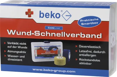 Produktbild von BEKO CareLine Wund-Schnellverband Box Inhalt 2 Rollen a´