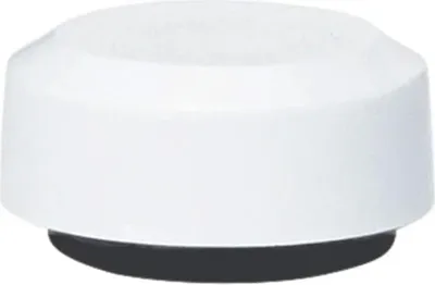 Image de Aimant MAULpro rond, 20 pièces, 0,6 kg, plastique, ferrite, incassable, érodé, laqué, Ø 2,9 x 1,1 cm, blanc