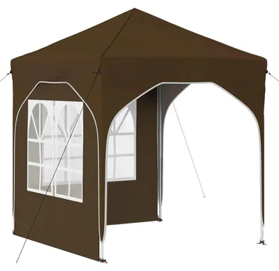 Zdjęcie produktu dla Namiot imprezowy rozkładany 192 x 192 x 245 cm Ciemnoszary