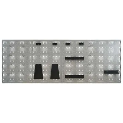 Image de vidaXL Paroi à outils 4 pièces 40×58 cm acier
