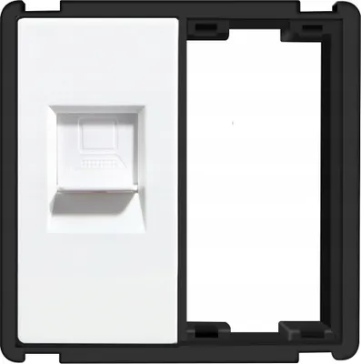 Image de Module de prise LAN mural RJ45 Cat6 RTX SH System