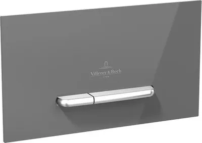 Produktbild von Villeroy & Boch ViConnect WC-Betätigungsplatte, 2-Mengen-Spülung, 253x145x20mm, 922160RE