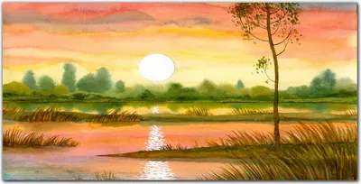 Produktbild von Coloray Bild aus Glas 140x70 wohnzimmer glasblock mit bild wanddekoration gehärtetes Glas Dekoration Küche - Baum Sonnenuntergang