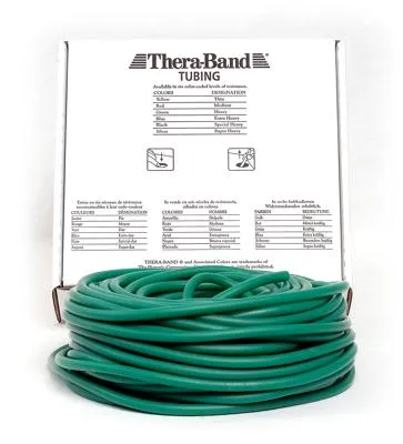 Produktbild von Thera-Band® 30,50m Tubing Tubes Grün Schwer Stark